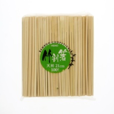 【4636340】HEIKO 竹割箸 21cm 天削 100本入り