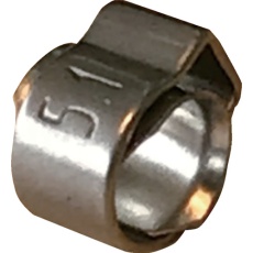 【15400013】Oetiker PG154 インサート付きイヤークランプ φ3.7-4.7mm
