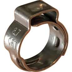 【16700003】Oetiker PG167 ステップレスイヤークランプ Φ7.0 - 8.7mm