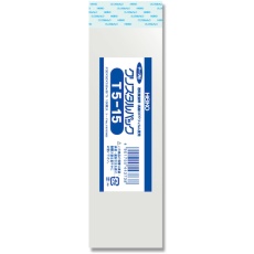 【6757800】HEIKO OPP袋 クリスタルパック テープ付 T 5-15 100枚入り