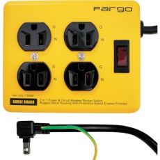 【PT400YE】Fargo スチールタップ AC4個口 イエロー