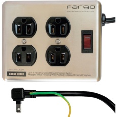【PT400SV】Fargo スチールタップ AC4個口 シルバー