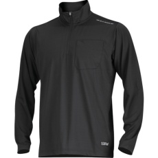 【8844-91-L】カジメイク 8844 Newシェイドドライナー長袖ZIPUPシャツ ブラック L