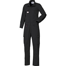 【6950-006-11】AUTO-BI 腰割れつなぎ服6950(女性用)-006ブラック-11