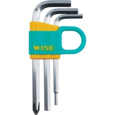【WLP134-3S】WISE 価値ある3本組 六角レンチ(3/4/5/6mm)ドライバー(+2)