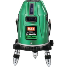 【LAS802DG-TSET】MAX 電子整準グリーンレーザ墨出器フルライン三脚付きLA-S802DG-Tセット
