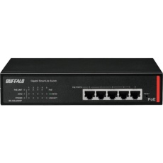 【BS-GSL2005P】BUFFALO 法人向け Giga対応 PoE Layer2 スマートLiteスイッチ 5ポート