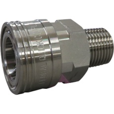 【TS-8SM(SUS304)】FLOBAL 両路開放型クイックカップリング