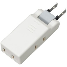 【1008663】アイメディア すき間コンセントタップ 3個口 AY02CM300WH
