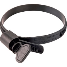 【PWD-13-125-WG-PA12-BK】HCL 樹脂製ホースバンド Ezyclamp 手締めタイプ 締付径25.0～125.0mm ナイロン12
