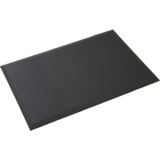 【345009】緑十字 疲労軽減マット AFM-6090BK 黒 600×900