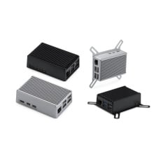 【RPH-5-H-S】Raspberry Pi 5 専用ヒートシンクケース(シルバー)