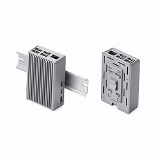 【RPHD-5-H-S】Raspberry Pi 5専用放熱型DINレールケース