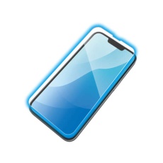 【PM-A25SFLGGTBL】iPhone 16e ガラスフィルム ブルーライトカット 簡単貼付ツール