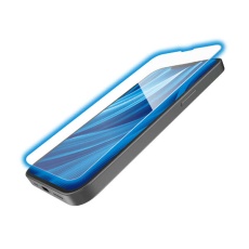 【PM-A25SFLGOTBL】iPhone 16e ガラスフィルム ゴリラ 0.21mm 高透明 BLC 簡単貼付ツール