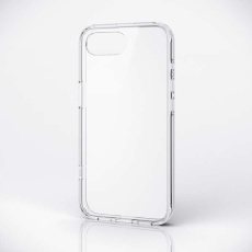 【PM-A25SHVCG1CR】iPhone 16e ハイブリッドガラスケース スタンダード メタルステッカー付