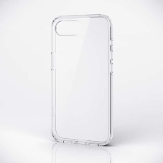 【PM-A25SHVCKCR】iPhone 16e ハイブリッドケース メタルステッカー付