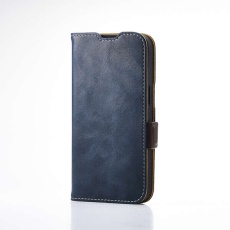 【PM-A25SPLFYNV】iPhone 16e ソフトレザーケース 磁石付 耐衝撃 ステッチ