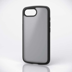 【PM-A25STSLFCBKM】iPhone 16e TOUGH SLIM LITE ケース フレームカラー マットブラック メタルステッカー付