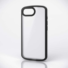【PM-A25STSLFCSBK】iPhone 16e TOUGH SLIM LITE ケース フレームカラー シルキークリア メタルステッカー付