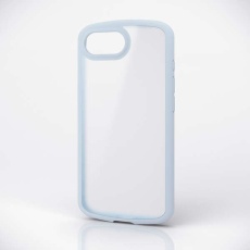 【PM-A25STSLFCSBU】iPhone 16e TOUGH SLIM LITE ケース フレームカラー シルキークリア メタルステッカー付