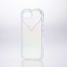 【PM-A25SUCHACR】iPhone 16e ソフトケース ハートフレーム