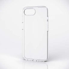 【PM-A25SUCT3CR】iPhone 16e ソフトケース クリスタルクリア メタルステッカー付