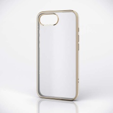 【PM-A25SUCTMLGB】iPhone 16e &me ソフトケース メタリックライン