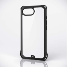 【PM-A25SZEROFCBK】iPhone 16e ZEROSHOCK ケース フレームカラー メタルステッカー付