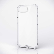 【PM-A25SZEROT2CR】iPhone 16e ZEROSHOCK ケース インビジブル フォルティモ メタルステッカー付