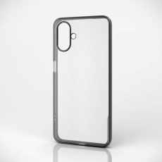 【PM-G253UCTMBK】Galaxy A25 5G ソフトケース サイドメッキ