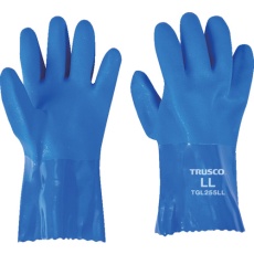 【TGL255LL】TRUSCO 耐油ビニール手袋1.2mm厚 LLサイズ 1双入