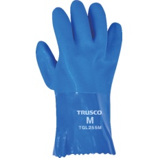【TGL255LL-10R】TRUSCO 耐油ビニール手袋1.2mm厚 LLサイズ 右手用 10枚入