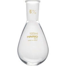 【NFJ-100-19.38-SCI】HARIO 共通摺合せなすフラスコ 100ml TS19/38