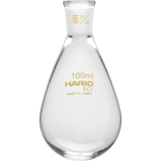 【NFJ-100-15.25-SCI】HARIO 共通摺合せなすフラスコ 100ml TS15/25