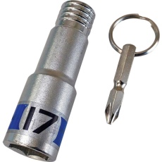 【BDST-17】ベストツール KOSEI 着脱式ワンタッチソケット 17mm No.2アダプター付