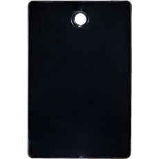 【TRFL-BK】TRUSCO スチロール番号札 無地 長方形 大 57X38mm 5枚入 黒