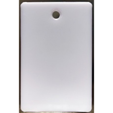 【TRFL-W】TRUSCO スチロール番号札 無地 長方形 大 57X38mm 5枚入 白