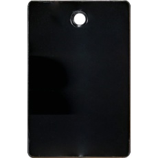 【TRFS-BK】TRUSCO スチロール番号札 無地 長方形 小 45X30mm 5枚入 黒