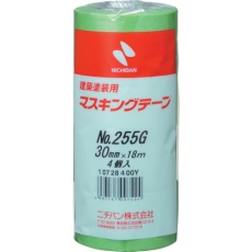 【255GH-30】ニチバン 建築塗装用マスキングテープ 255G-30 30mmX18m (4巻入り/PK)