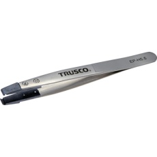 【EP-H5.5】TRUSCO ESDチップピンセット 先平型 先端幅5.5mm