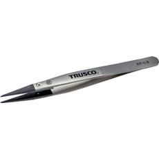 【EP-0.6】TRUSCO ESDチップピンセット 先細型 先端幅0.6mm