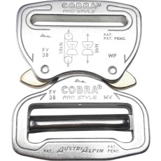 【FY38AVF】ALPIN COBRAプロスタイル バックル 38MM シルバー VF