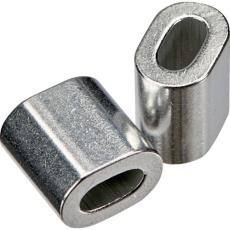 【SRB25A】TRUSCO ワイヤロープ用アルミスリーブ(2個入)2.5パイ用