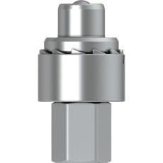 【10-232-6442】CEJN シリーズ232 スクリュータイプニップル ティースロック付 呼径6.3mm NPT1/4メネジ