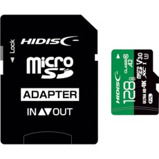 【HDMCSDX128GA2V30PRO】ハイディスク 超高速R170シリーズmicroSDXCカード 128GB