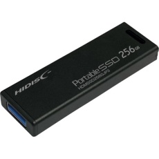 【HDMSSD256GJP3R】ハイディスク MiniStickポータブルSSD 256GB USB3.2Gen2対応データ 録画用