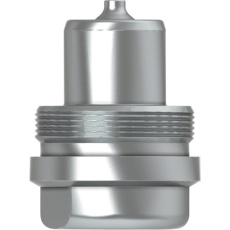 【10-232-6444】CEJN シリーズ232 スクリュータイプニップル ポペットバルブ付 呼径10mm NPT3/8メネジ