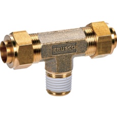 【TS-138-03T】TRUSCO クイックシール継手チーズ 適用チューブ外径3/8