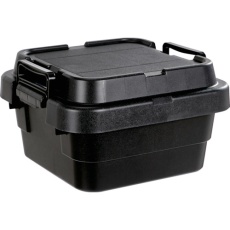 【BLKCFL-30】TRUSCO トランクカーゴ フラット天板仕様 浅型 20L 黒